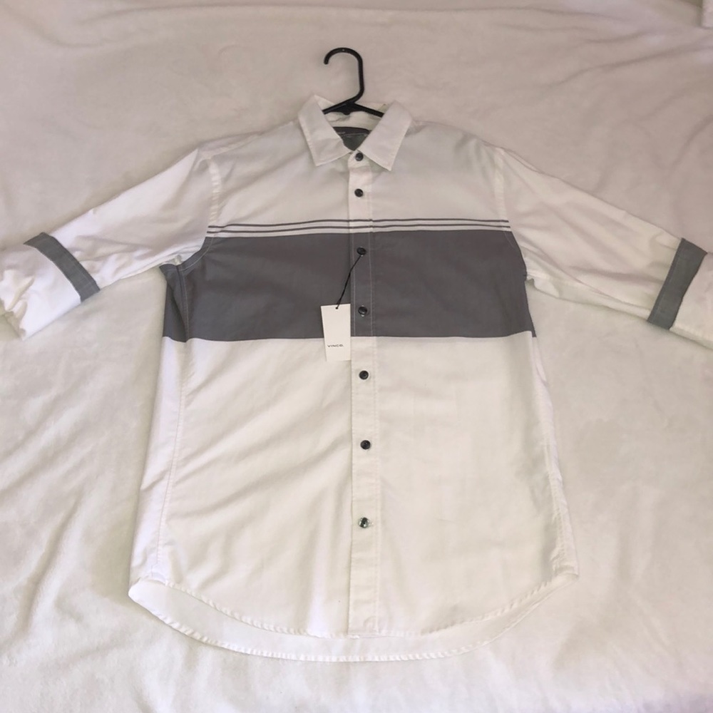 Long sleeve button up dress shirt